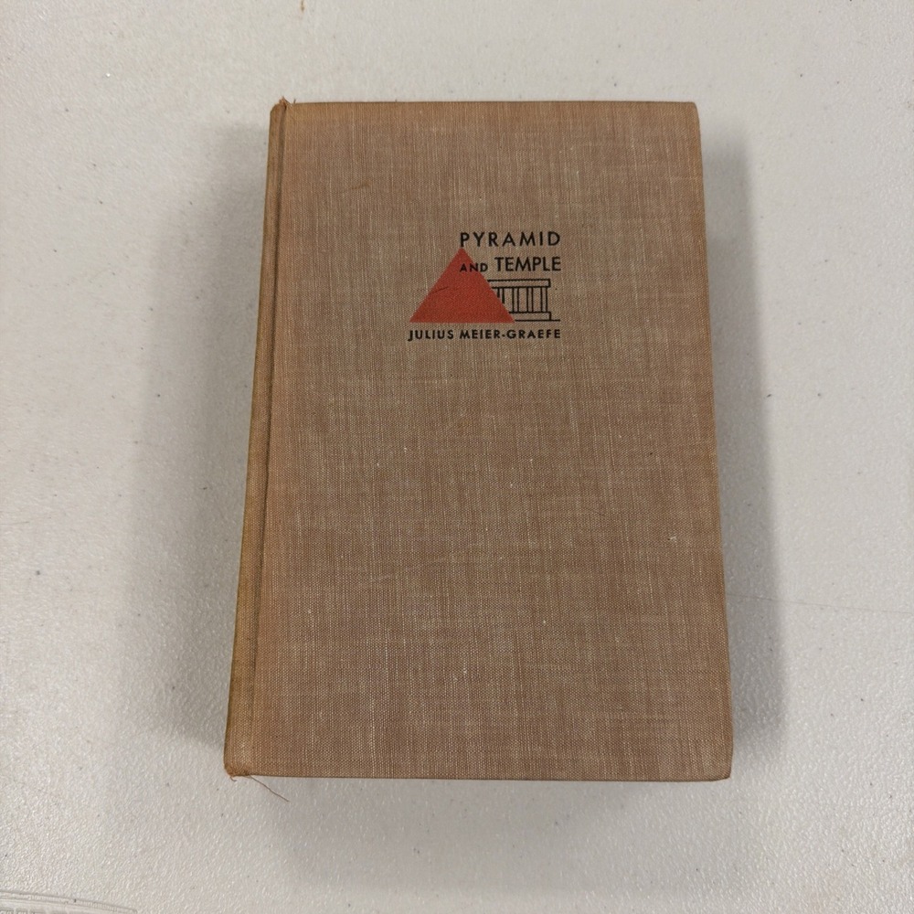 vintage hardcover copy of Pyramid and Temple